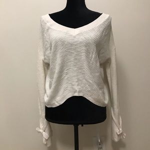 Express White Sweater